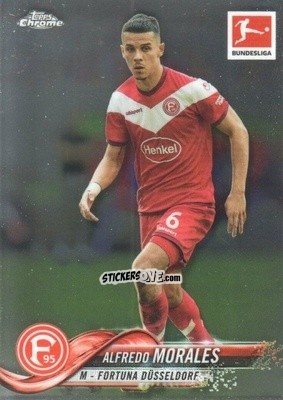 Sticker Alfredo Morales - Bundesliga Chrome 2018-2019
 n. 53 - Topps