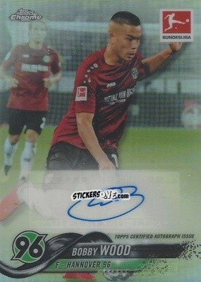 Sticker Bobby Wood - Bundesliga Chrome 2018-2019
 n. 65A - Topps
