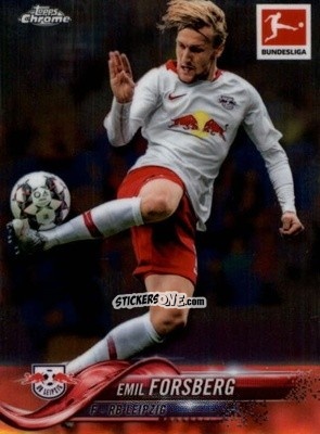 Sticker Emil Forsberg - Bundesliga Chrome 2018-2019
 n. 71 - Topps