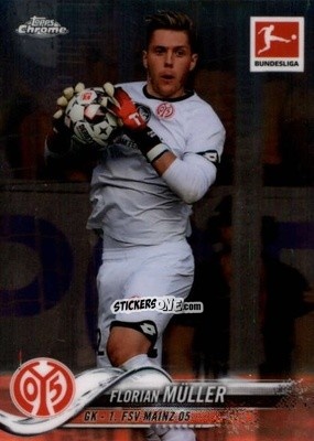 Sticker Florian Müller - Bundesliga Chrome 2018-2019
 n. 49 - Topps