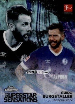 Sticker Guido Burgstaller - Bundesliga Chrome 2018-2019
 n. SS-GB - Topps