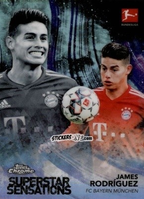 Sticker James Rodríguez - Bundesliga Chrome 2018-2019
 n. SS-MN - Topps