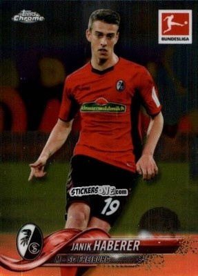 Sticker Janik Haberer - Bundesliga Chrome 2018-2019
 n. 3 - Topps