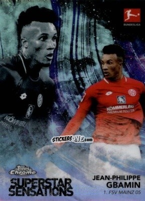 Sticker Jean-Philippe Gbamin - Bundesliga Chrome 2018-2019
 n. SS-JG - Topps
