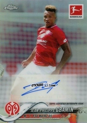 Sticker Jean-Philippe Mateta - Bundesliga Chrome 2018-2019
 n. 54A - Topps
