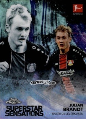 Sticker Julian Brandt - Bundesliga Chrome 2018-2019
 n. SS-JB - Topps