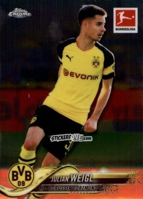Sticker Julian Weigl - Bundesliga Chrome 2018-2019
 n. 86 - Topps