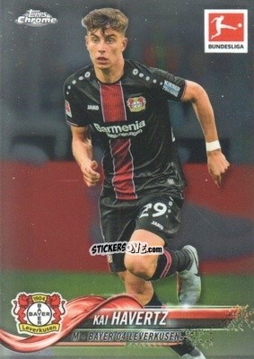 Sticker Kai Havertz - Bundesliga Chrome 2018-2019
 n. 12 - Topps