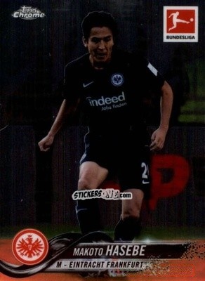 Sticker Makoto Hasebe - Bundesliga Chrome 2018-2019
 n. 21 - Topps
