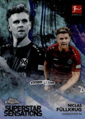 Sticker Niclas Füllkrug - Bundesliga Chrome 2018-2019
 n. SS-NF - Topps