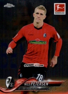 Sticker Nils Petersen - Bundesliga Chrome 2018-2019
 n. 27 - Topps