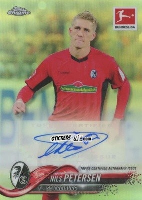 Sticker Nils Petersen - Bundesliga Chrome 2018-2019
 n. 27A - Topps