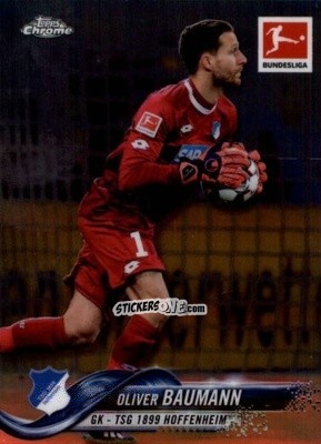 Sticker Oliver Baumann - Bundesliga Chrome 2018-2019
 n. 41 - Topps
