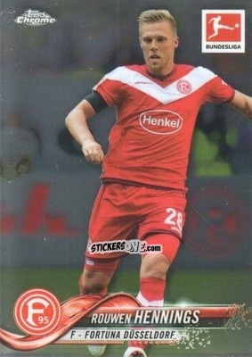 Sticker Rouwen Hennings - Bundesliga Chrome 2018-2019
 n. 85 - Topps