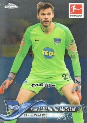Sticker Rune Almenning Jarstein - Bundesliga Chrome 2018-2019
 n. 88 - Topps