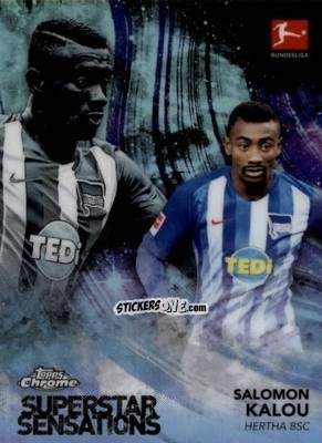Sticker Salomon Kalou - Bundesliga Chrome 2018-2019
 n. SS-SK - Topps