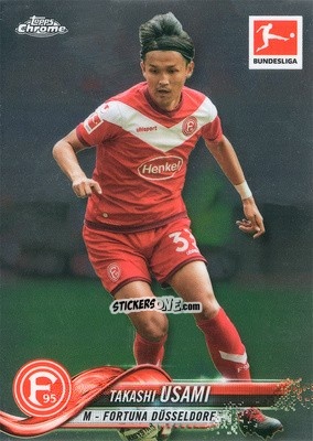 Sticker Takashi Usami - Bundesliga Chrome 2018-2019
 n. 31 - Topps