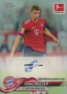 Sticker Thomas Müller - Bundesliga Chrome 2018-2019
 n. 43A - Topps