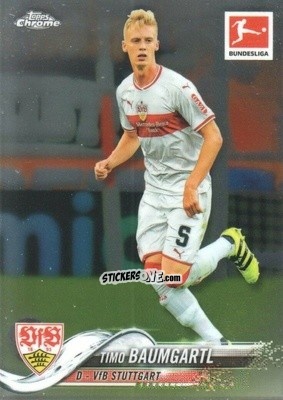 Sticker Timo Baumgartl - Bundesliga Chrome 2018-2019
 n. 67 - Topps