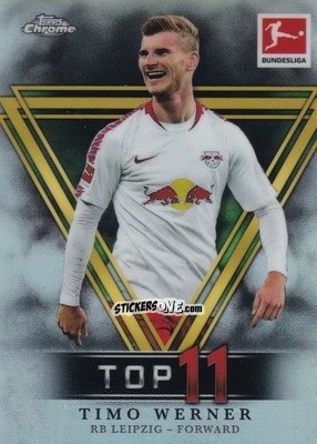 Sticker Timo Werner - Bundesliga Chrome 2018-2019
 n. TXI-TW - Topps