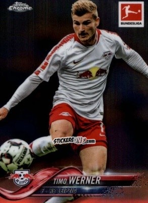Sticker Timo Werner - Bundesliga Chrome 2018-2019
 n. 25 - Topps
