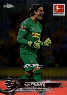 Sticker Yann Sommer - Bundesliga Chrome 2018-2019
 n. 5 - Topps