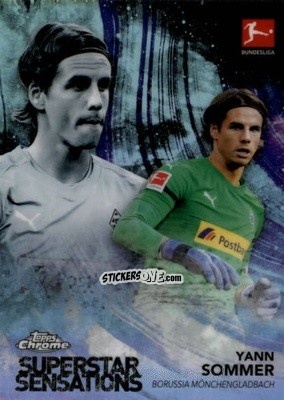 Sticker Yann Sommer - Bundesliga Chrome 2018-2019
 n. SS-YS - Topps