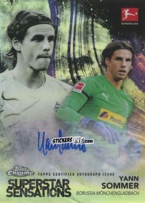 Sticker Yann Sommer - Bundesliga Chrome 2018-2019
 n. SS-YS-A - Topps
