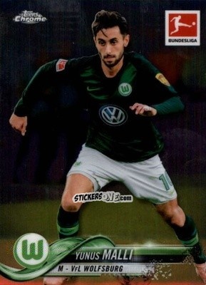 Sticker Yunus Malli - Bundesliga Chrome 2018-2019
 n. 42 - Topps