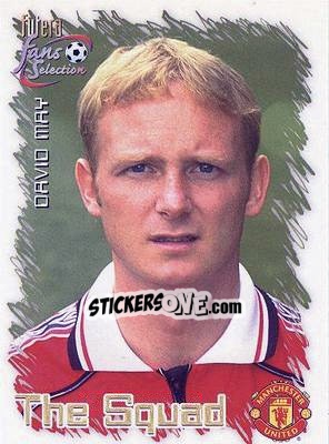 Sticker David May - Manchester United Fan's Selection 1999 - Futera