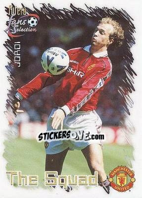 Sticker Jordi Cruyff - Manchester United Fan's Selection 1999 - Futera