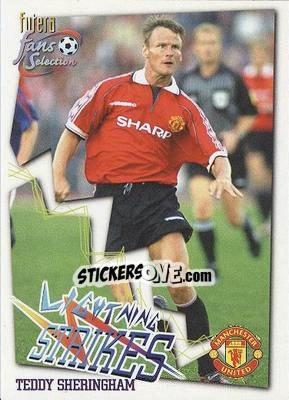 Sticker Teddy Sheringham - Manchester United Fan's Selection 1999 - Futera