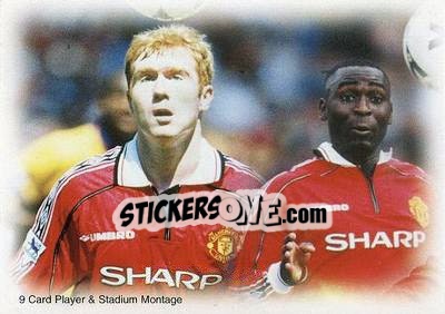 Sticker Paul Scholes / Andy Cole - Manchester United Fan's Selection 1999 n. 79 - Futera