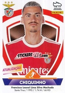 Sticker Chiquinho (Benfica) - Futebol 2022-2023
 n. 443 - Panini