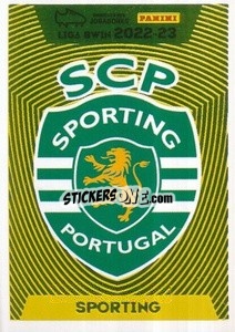 Cromo Emblema Sporting - Futebol 2022-2023
 - Panini