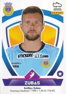 Sticker Emilijus Zubas - Futebol 2022-2023
 - Panini