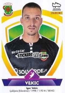 Cromo Igor Vekić - Futebol 2022-2023
 - Panini