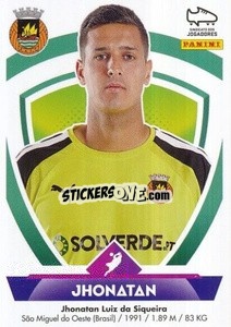 Cromo Jhonatan - Futebol 2022-2023
 - Panini