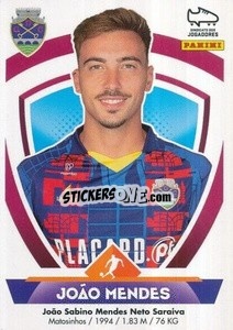 Cromo João Mendes - Futebol 2022-2023
 - Panini