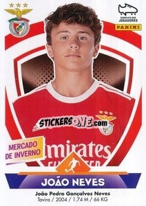 Sticker João Neves (Benfica) - Futebol 2022-2023
 - Panini