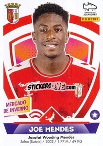 Sticker Joe Mendes (Braga) - Futebol 2022-2023
 - Panini
