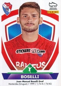 Sticker Juan Manuel Boselli - Futebol 2022-2023
 n. 187 - Panini