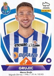 Sticker Marko Grujić - Futebol 2022-2023
 n. 256 - Panini