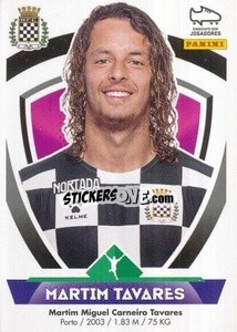 Cromo Martim Tavares - Futebol 2022-2023
 n. 75 - Panini