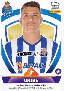 Sticker Mateus Uribe - Futebol 2022-2023
 n. 258 - Panini