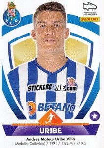 Figurina Mateus Uribe - Futebol 2022-2023
 - Panini