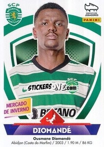 Sticker Ousmane Diomandé (Sporting) - Futebol 2022-2023
 n. 472 - Panini