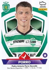 Sticker Pedro Porro - Futebol 2022-2023
 n. 307 - Panini