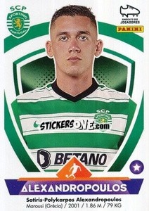 Sticker Sotiris Alexandropoulos - Futebol 2022-2023
 n. 315 - Panini