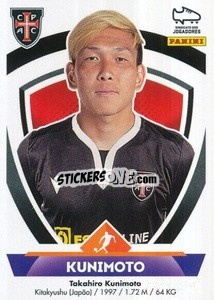 Cromo Takahiro Kunimoto - Futebol 2022-2023
 - Panini